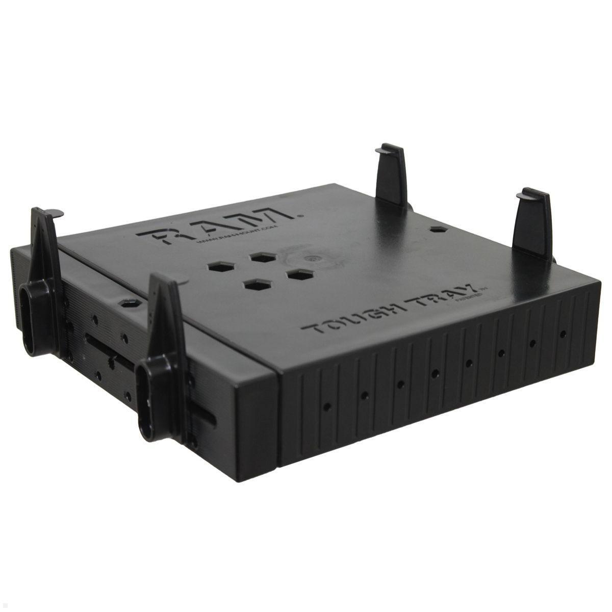 RAM Mounts Laptop-Halterung Tough-Tray mit flachen Seitenarmen Universal für 10-16 Zoll - AMPS-Lochmuster