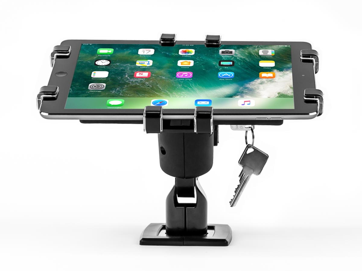 Gripzo Tablet Tischhalterung abschließbar 7-11 Zoll DS, schwarz Anwendung mit Tablet Gripzo Tablet Tischhalterung abschließbar 7-11 Zoll DS, schwarz Anwendung mit Tablet