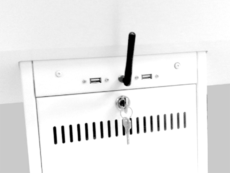 MonLines MIP001W Design PCAP Touch Infopult Wartungsklappe + Anschlüsse MonLines MIP001W Design PCAP Touch Infopult Wartungsklappe + Anschlüsse