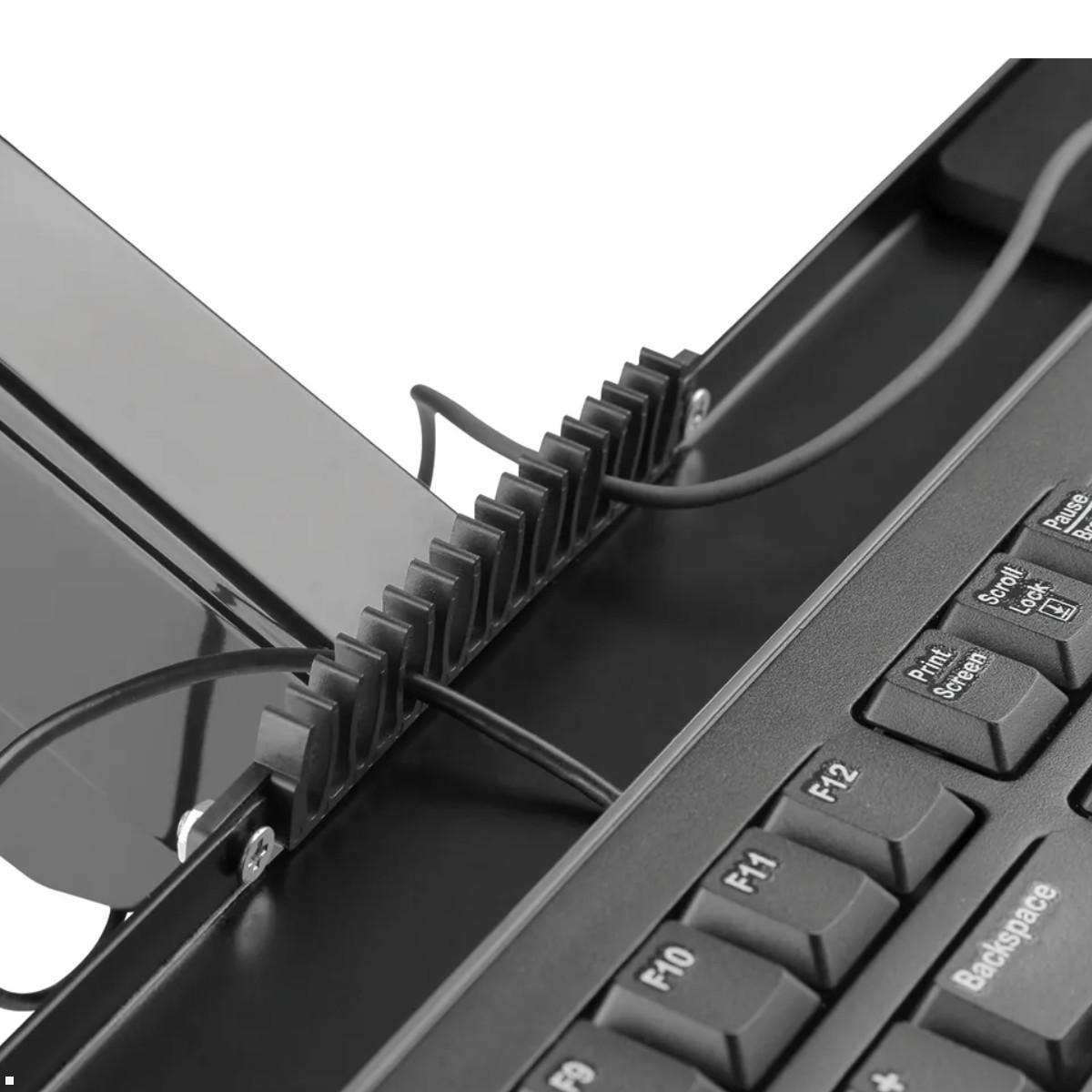 Neomounts DS90-325BL1 tischmontierter Sitz-Steh-Arbeitsplatz für Bildschirme bis 32 Zoll Neomounts DS90-325BL1 tischmontierter Sitz-Steh-Arbeitsplatz für Bildschirme bis 32 Zoll