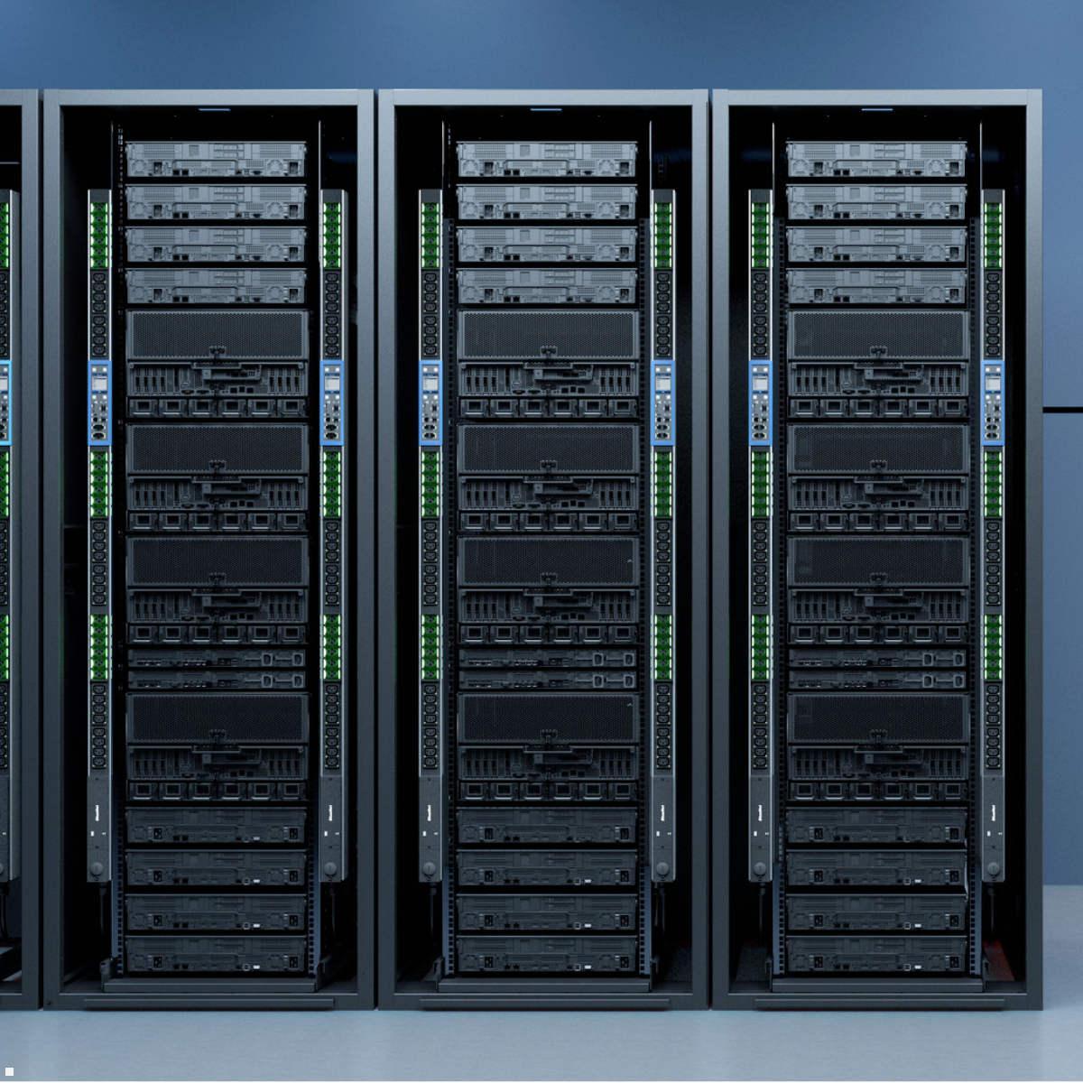 Bachmann BN PRO Metered – 32A Rack PDU mit 24xC13 / 6xC19 / 6xMCB, 3,0m CEE 32A (BM0015594) Anschlüsse