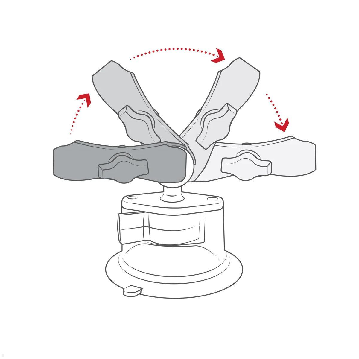RAM Mounts X-Grip Saugnapf Halter, Verbindungsarm, B-Kugel (RAP-B-166-UN7U), schwarz Funktionen RAM Mounts X-Grip Saugnapf Halter, Verbindungsarm, B-Kugel (RAP-B-166-UN7U), schwarz Funktionen