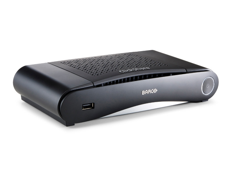 Barco ClickShare CS-100 drahtloses Präsentationssystem für kleine Räume Front