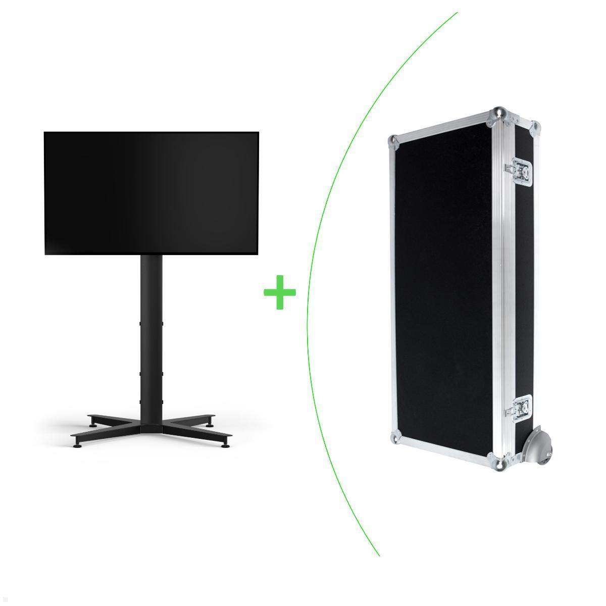 SMS Messekit Set Monitor Standfuß FH T2000 EU schwarz + Transportcase SMS Messekit Set Monitor Standfuß FH T2000 EU schwarz + Transportcase