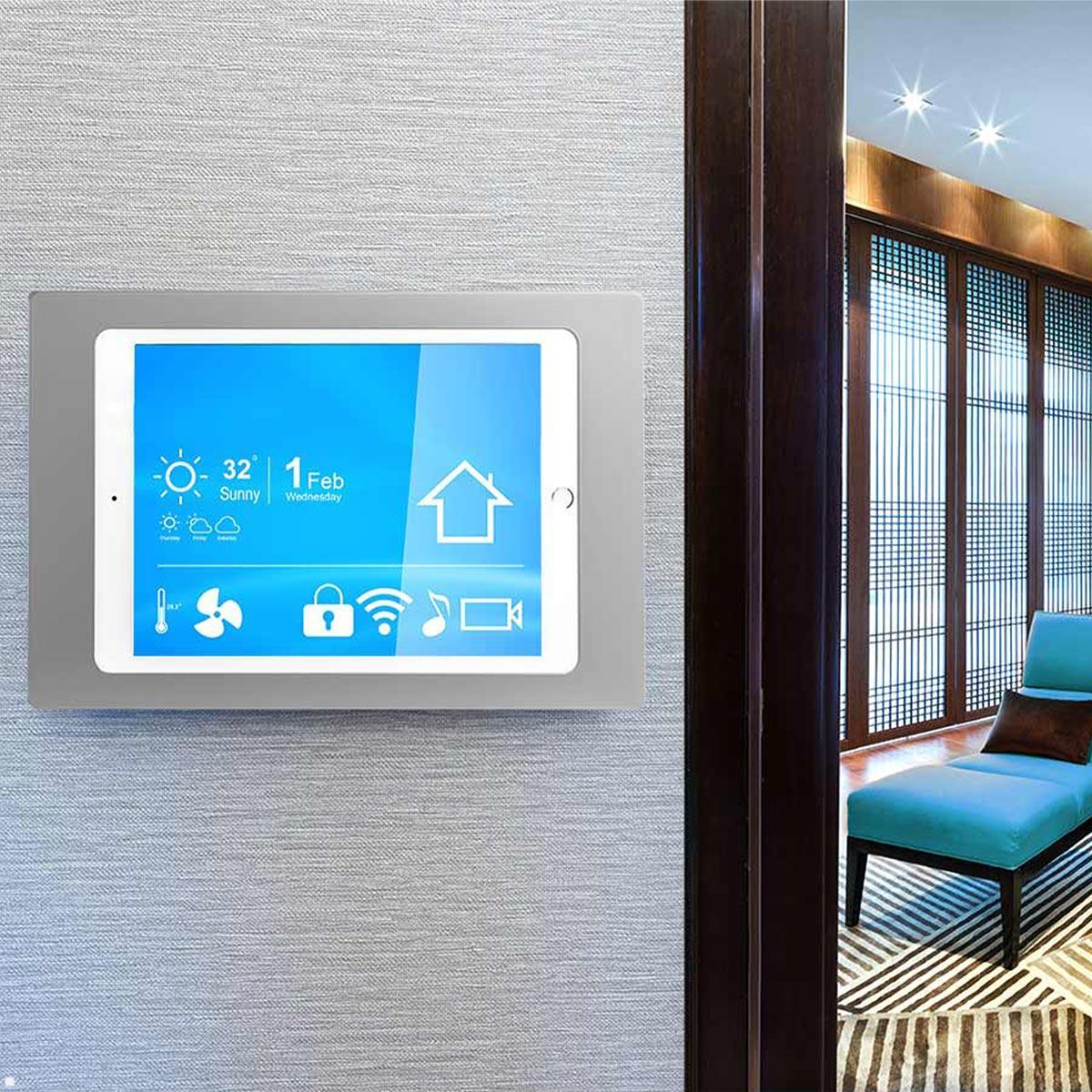 TabLines TWH059S Wandhalterung Apple iPad Air 11.0 (M2), silber Anwendung BudgetONE Hotels TabLines TWH059S Wandhalterung Apple iPad Air 11.0 (M2), silber Anwendung BudgetONE Hotels