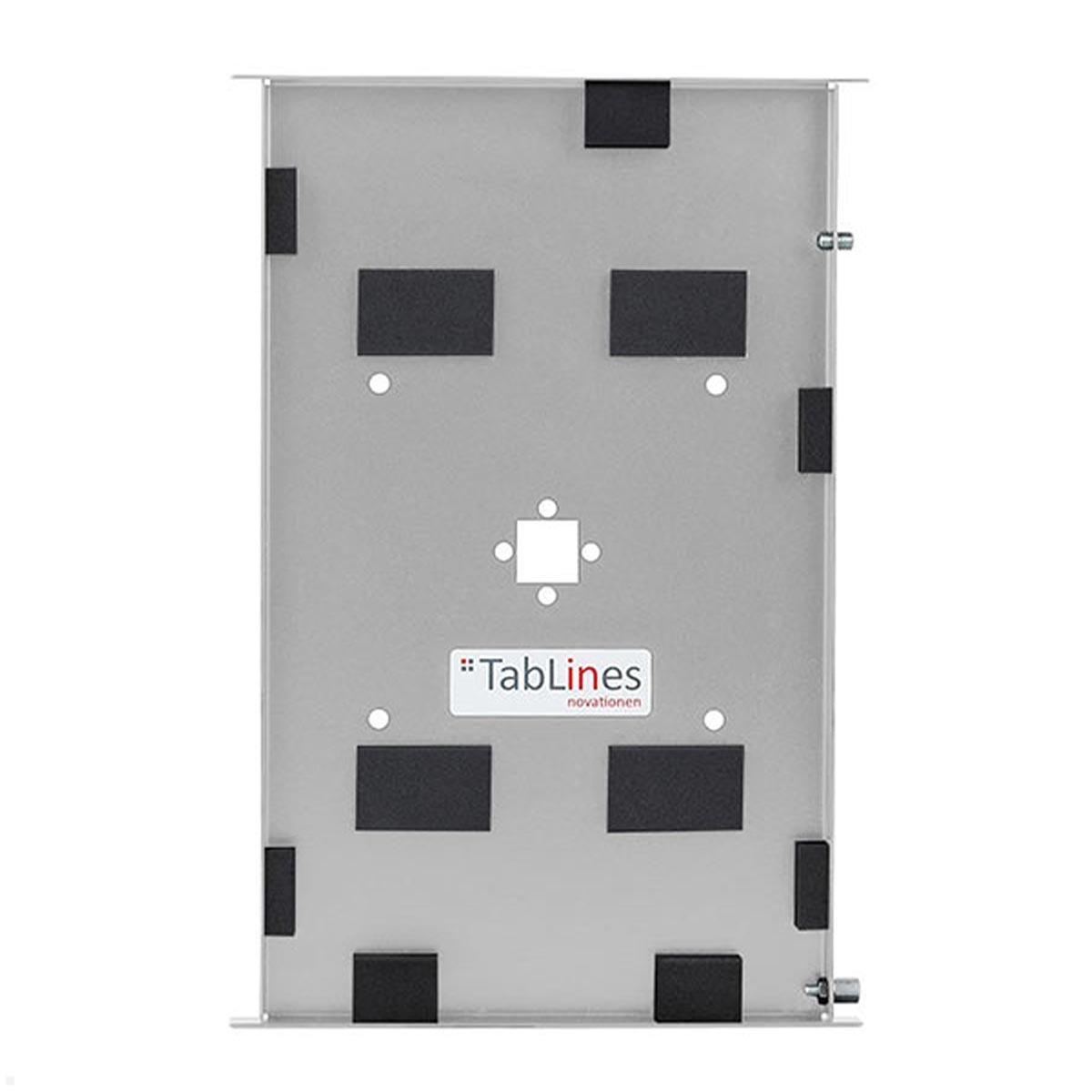 TabLines TSG085E Tablet Schutzgehäuse für Samsung Tab A8 10.5 (2022), Edelstahl mit Anti-Rutsch Pads TabLines TSG085E Tablet Schutzgehäuse für Samsung Tab A8 10.5 (2022), Edelstahl mit Anti-Rutsch Pads
