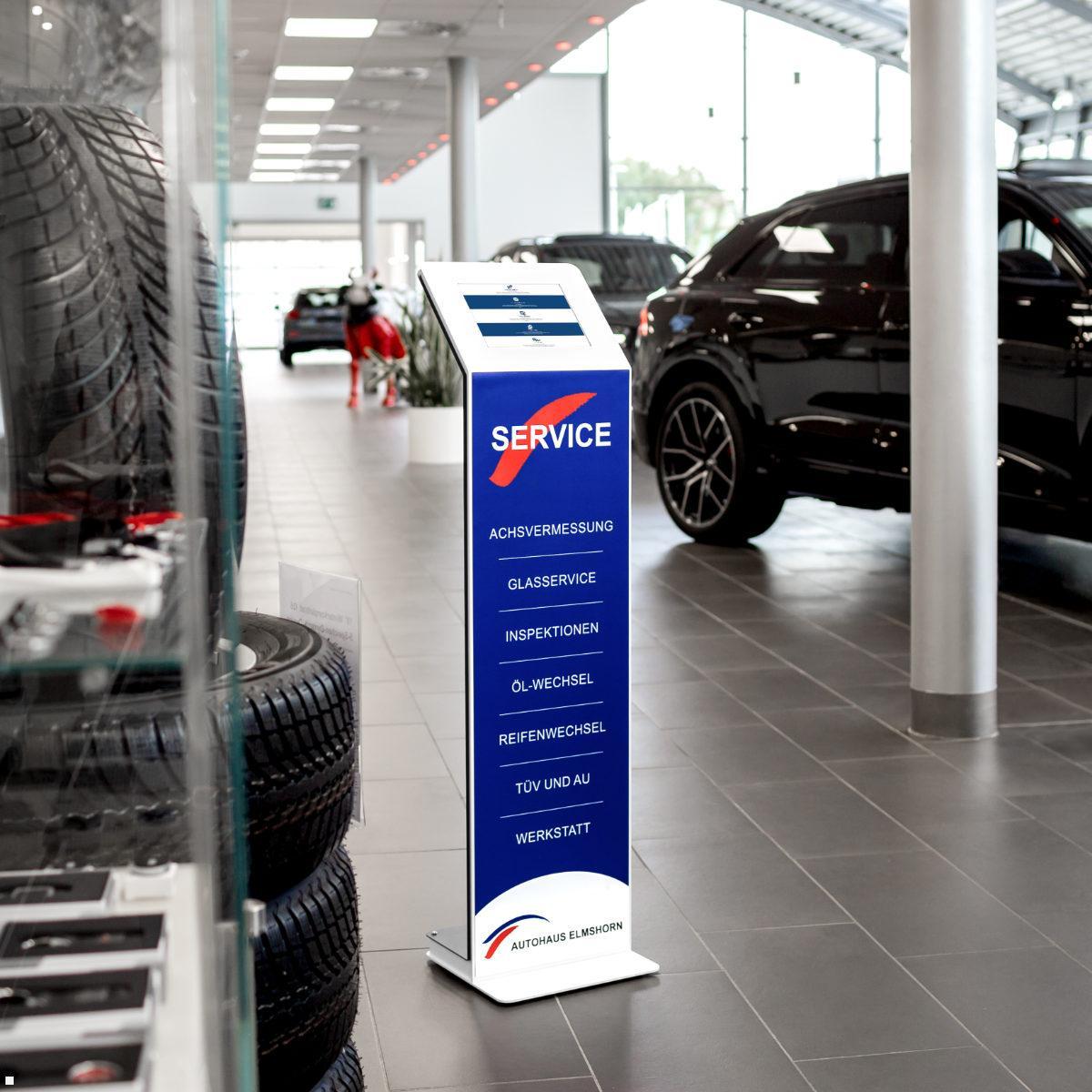 TabLines TBS121 Design Tabletständer quer für Samsung Galaxy Tab A9+ 11.0, Serviceleistungen buchen