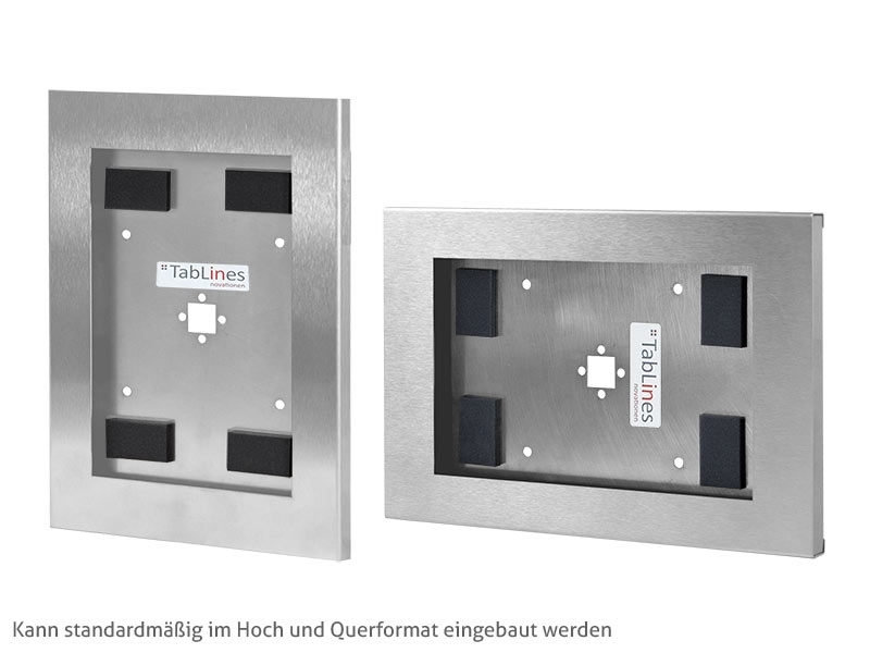 TabLines TSG059E Tablet Schutzgehäuse für Apple iPad Pro 12.9 (3./4. Gen.), Edelstahl Montage im Hoch- und Querformat möglich TabLines TSG059E Tablet Schutzgehäuse für Apple iPad Pro 12.9 (3./4. Gen.), Edelstahl Montage im Hoch- und Querformat möglich