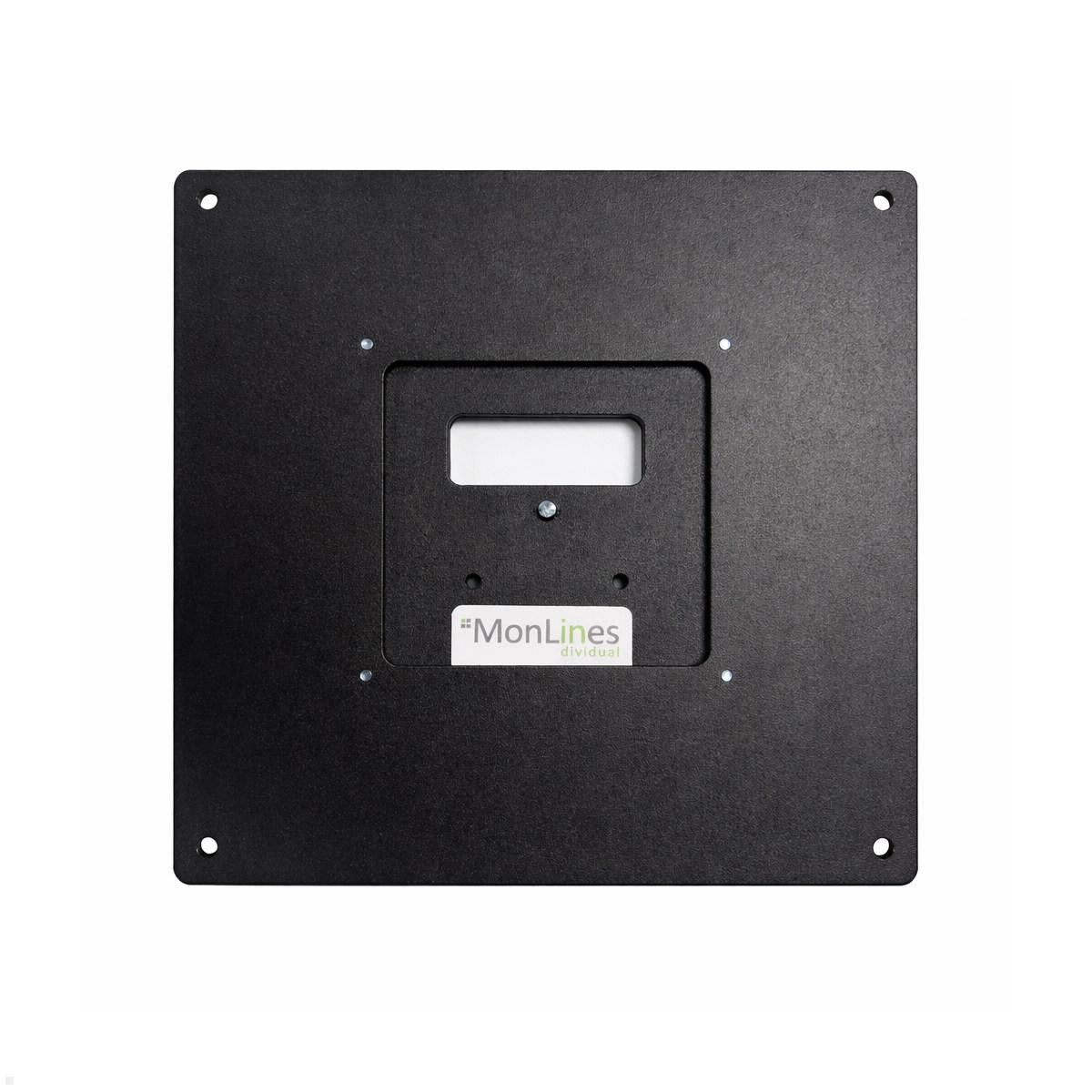 MonLines MPH010 Pivot 90 Grad drehbare Adapterplatte von VESA 100x100 auf 200x200, VESA Adapter