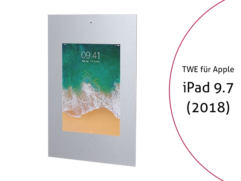 TabLines TWE064S Tablet Wandeinbau für Apple iPad 9.7 (2018), DS, silber TabLines TWE064S Tablet Wandeinbau für Apple iPad 9.7 (2018), DS, silber