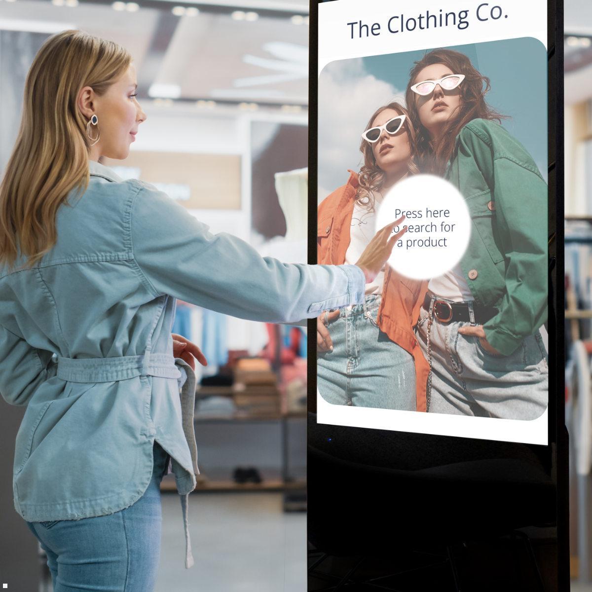 Clevertouch CL Touch Totem Commercial Display 65'' (12965CLTOUCHTOTEM), Anwendungsbeispiel, Touch Funktion