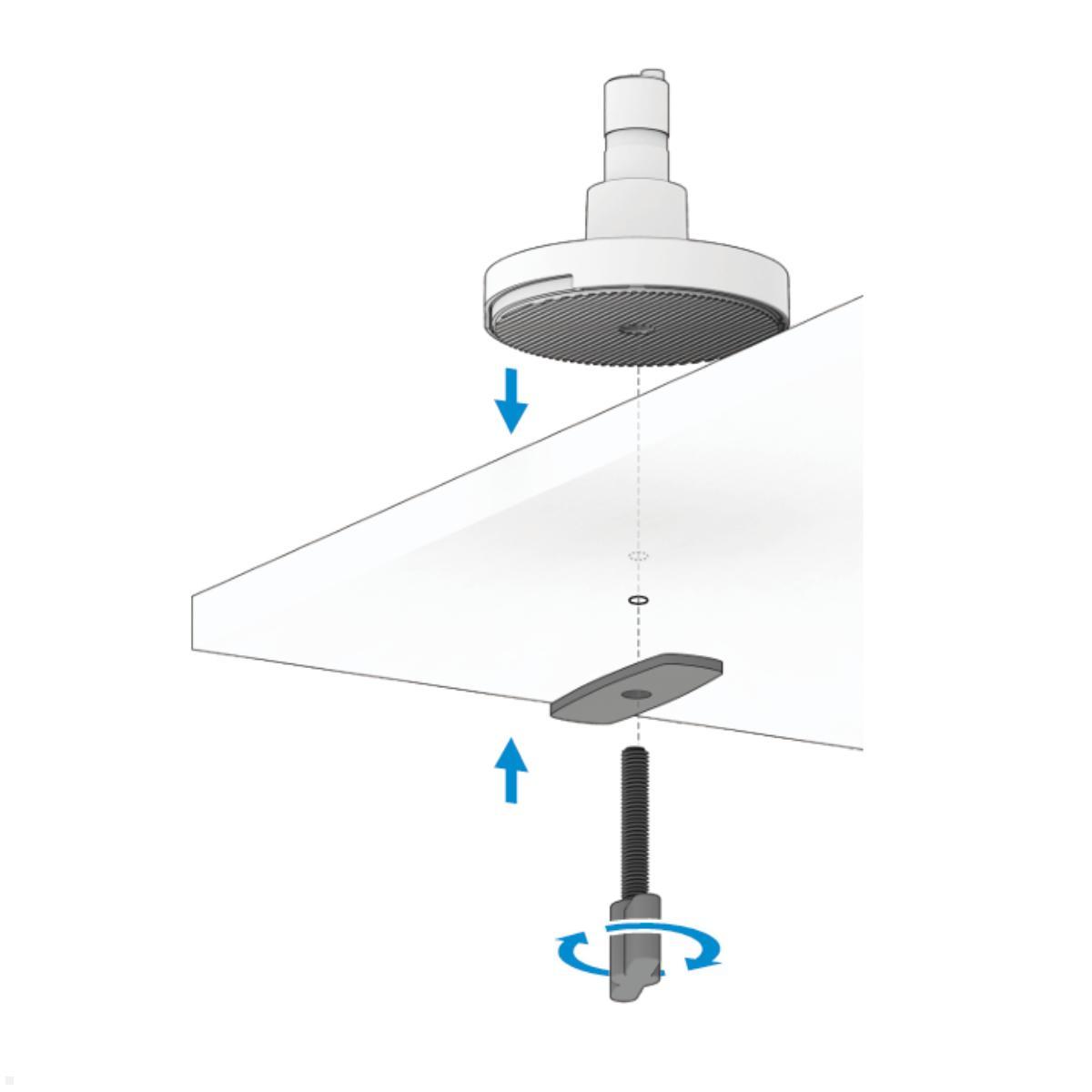 Fellowes Smartview Zubehör Durchtischbefestigung (100136993), Montage