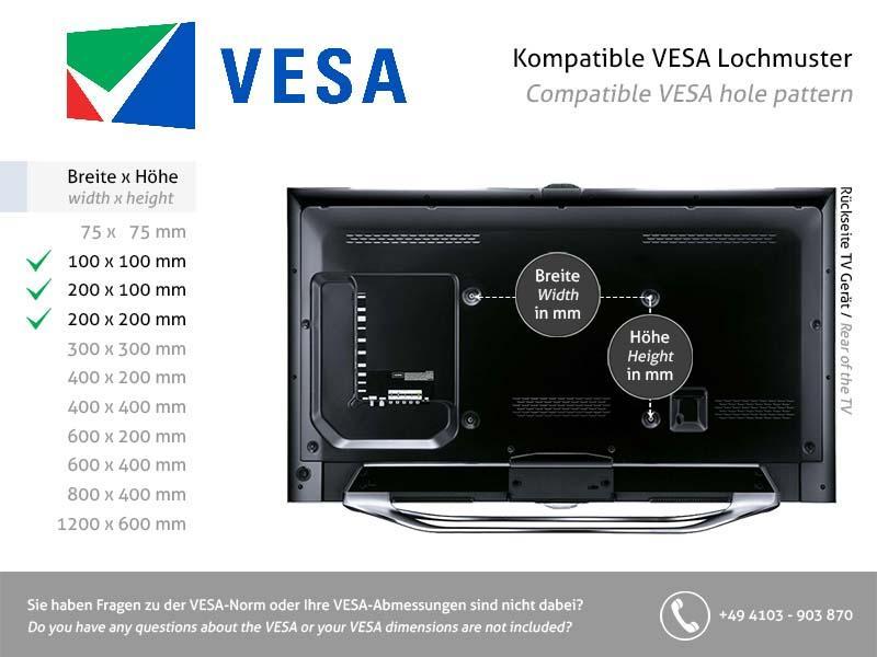 MonLines MWH007B Monitor Wandhalterung mit Pivot-Funktion VESA MonLines MWH007B Monitor Wandhalterung mit Pivot-Funktion VESA
