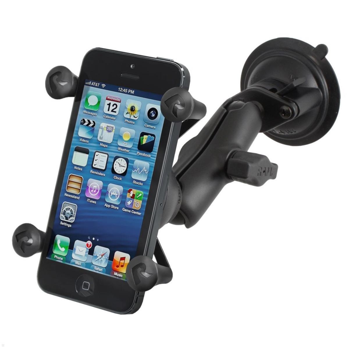 RAM Mounts X-Grip Saugnapf Halter, Verbindungsarm, B-Kugel (RAP-B-166-UN7U), schwarz Smartphonehalterung RAM Mounts X-Grip Saugnapf Halter, Verbindungsarm, B-Kugel (RAP-B-166-UN7U), schwarz Smartphonehalterung