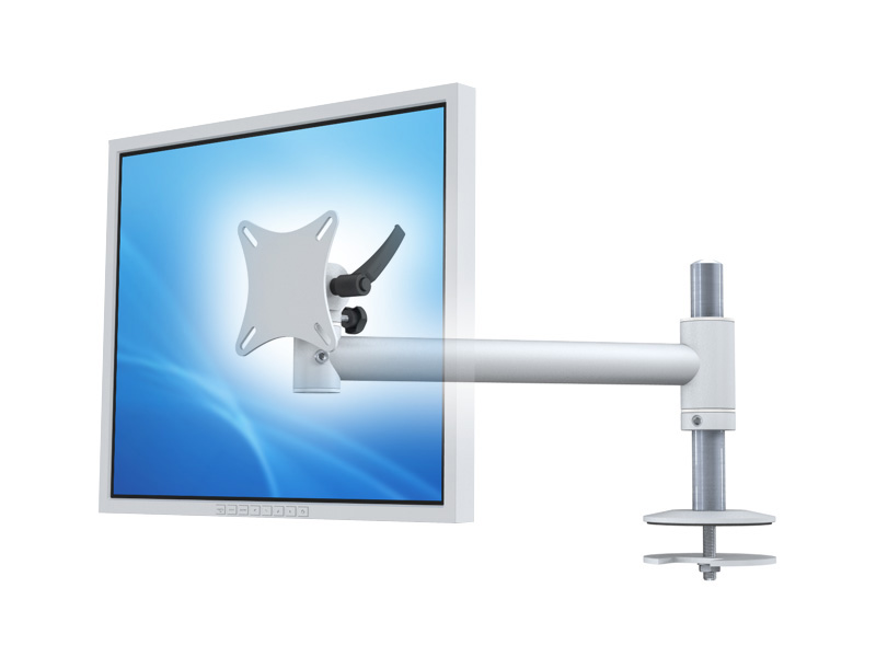 MonLines TFT-Star Tischhalterung Einbau ohne Kabelauslass grau MonLines TFT-Star Tischhalterung Einbau ohne Kabelauslass grau