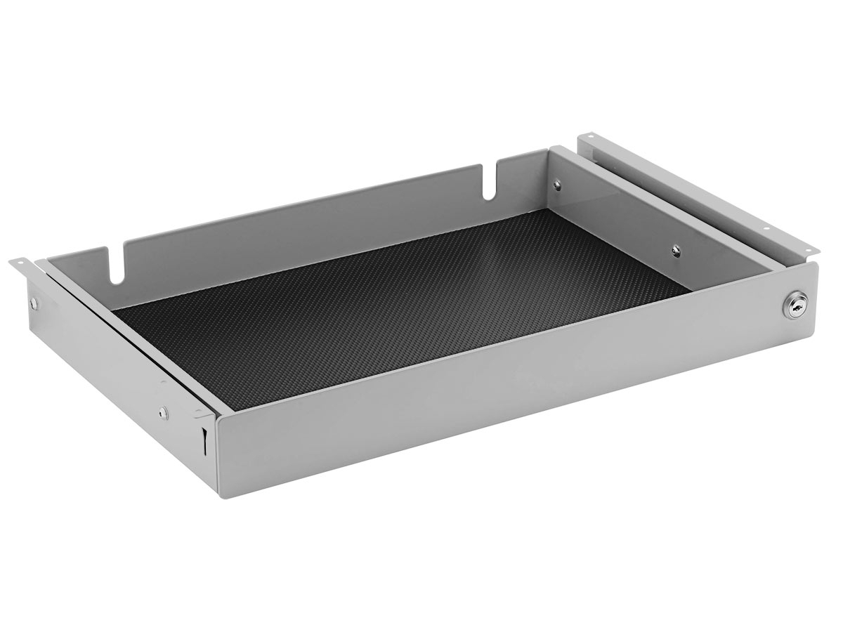 MonLines NTH002A Notebook Schublade rutschfest, inkl. Schloss, Aluminium MonLines NTH002A Notebook Schublade rutschfest, inkl. Schloss, Aluminium