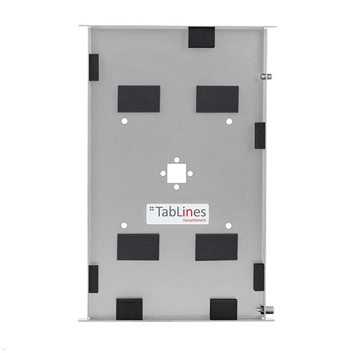 TabLines TSG085S Tablet Schutzgehäuse für Samsung Tab A8 10.5 (2022), silber mit Anti-Rutsch Pads TabLines TSG085S Tablet Schutzgehäuse für Samsung Tab A8 10.5 (2022), silber mit Anti-Rutsch Pads