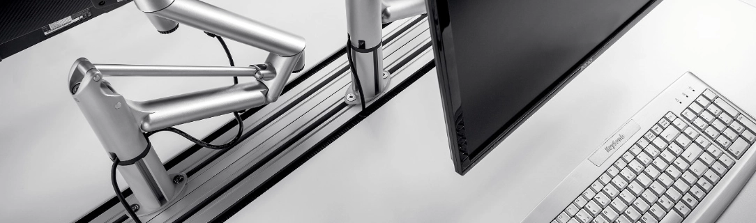 monitor mounts system rails