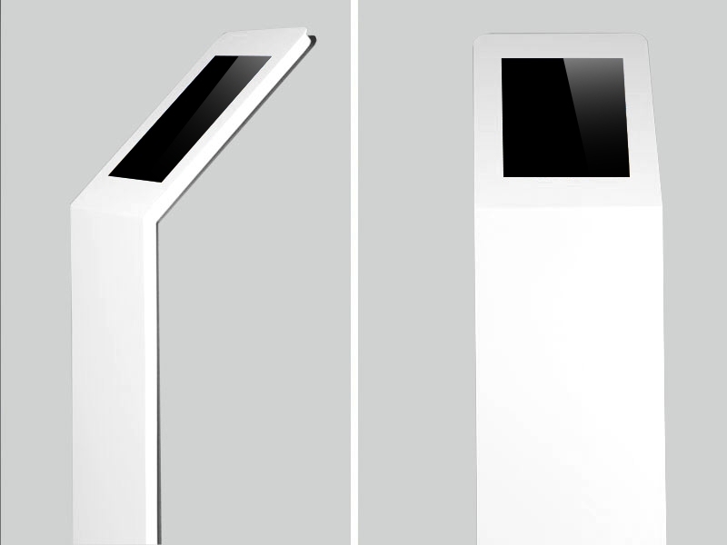 TabLines TBS085 Design Tabletständer hoch Samsung Galaxy Tab A 10.1 (2019) Front seitlich TabLines TBS085 Design Tabletständer hoch Samsung Galaxy Tab A 10.1 (2019) Front seitlich