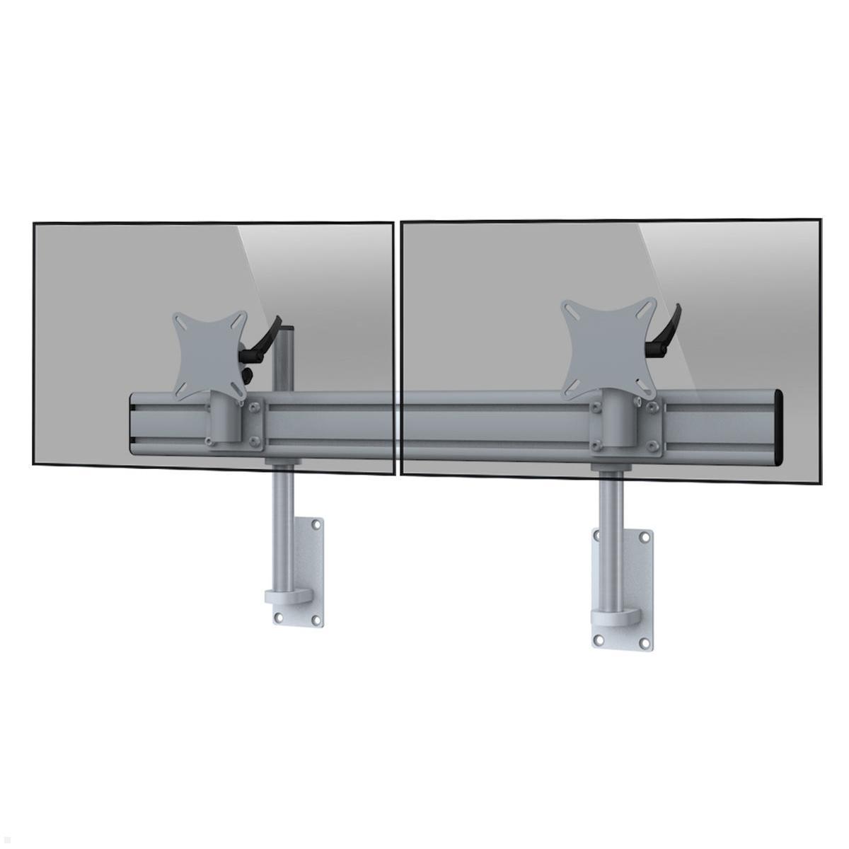 MonLines MWH200G Flat Wandhalterung für 2 Monitore bis 32 Zoll, grau MonLines MWH200G Flat Wandhalterung für 2 Monitore bis 32 Zoll, grau