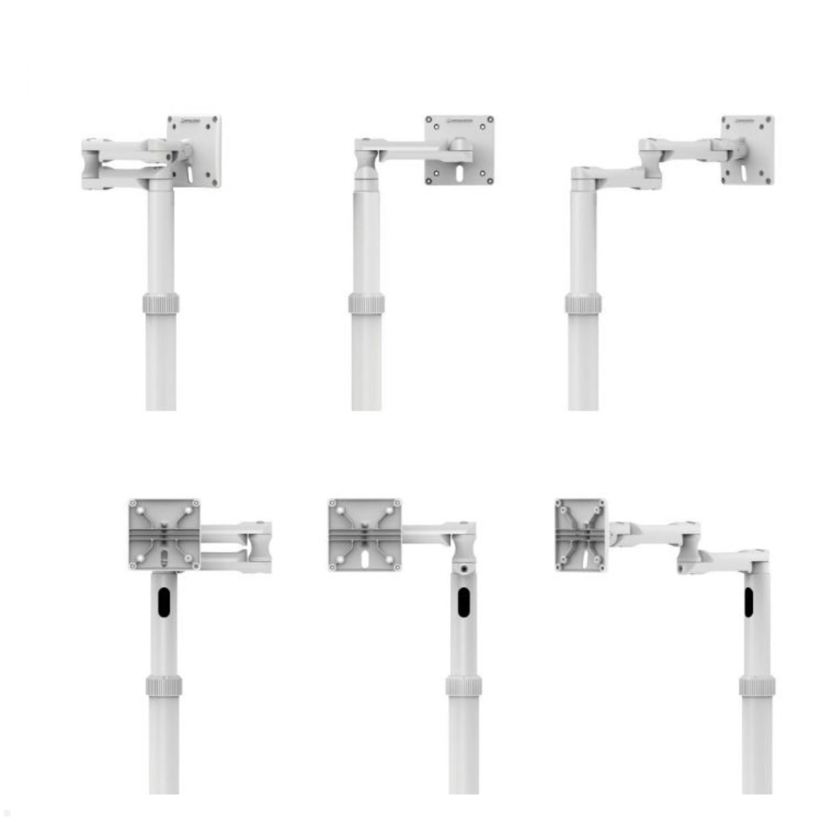 Schwenkarm Monitorwagen Compulocks MCRSTDEXW, weiß, Detail Schwenkarm Monitorwagen Compulocks MCRSTDEXW, weiß, Detail