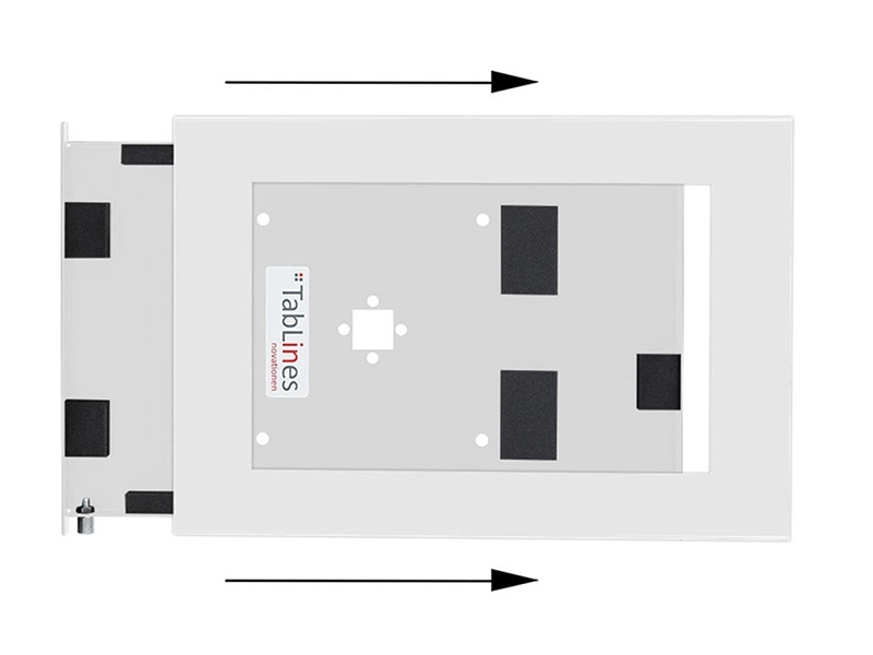 TabLines TSG017W Tablet Schutzgehäuse für Samsung Tab 4 7.0, weiß Front TabLines TSG017W Tablet Schutzgehäuse für Samsung Tab 4 7.0, weiß Front