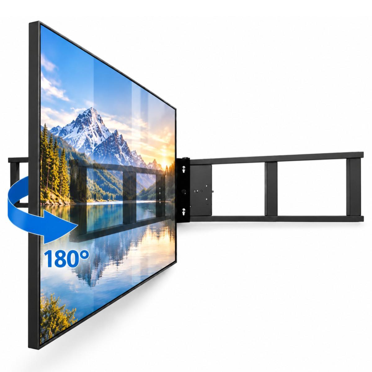 MonLines MSM06 elektrisch schwenkbare TV Wandhalterung bis 65 Zoll