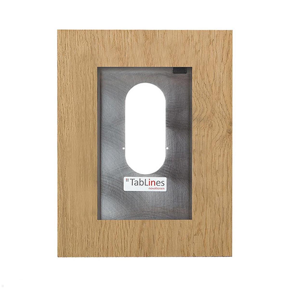 TabLines TWE087O Tablet Wandeinbau für Apple iPad 10.2 (7./8./9. Gen.), Eiche, Rahmen TabLines TWE087O Tablet Wandeinbau für Apple iPad 10.2 (7./8./9. Gen.), Eiche, Rahmen