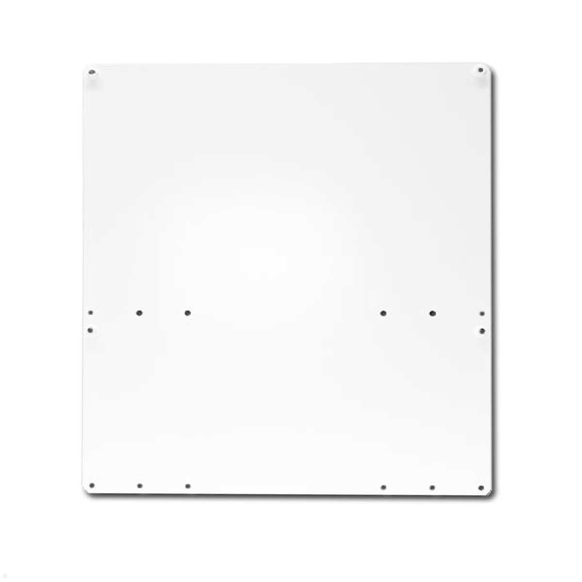 MonLines V100 VESA-Versatz Adapter, unten auf Bildschirmmitte, weiß