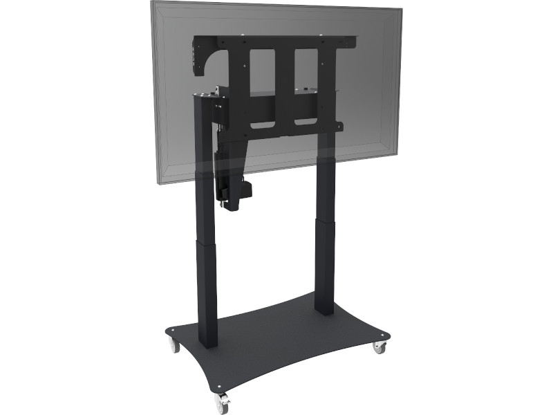 SmartMetals Tip & Touch Mobiler Touchscreen Trolley horizontal bis 65 Zoll Monitor aufrecht