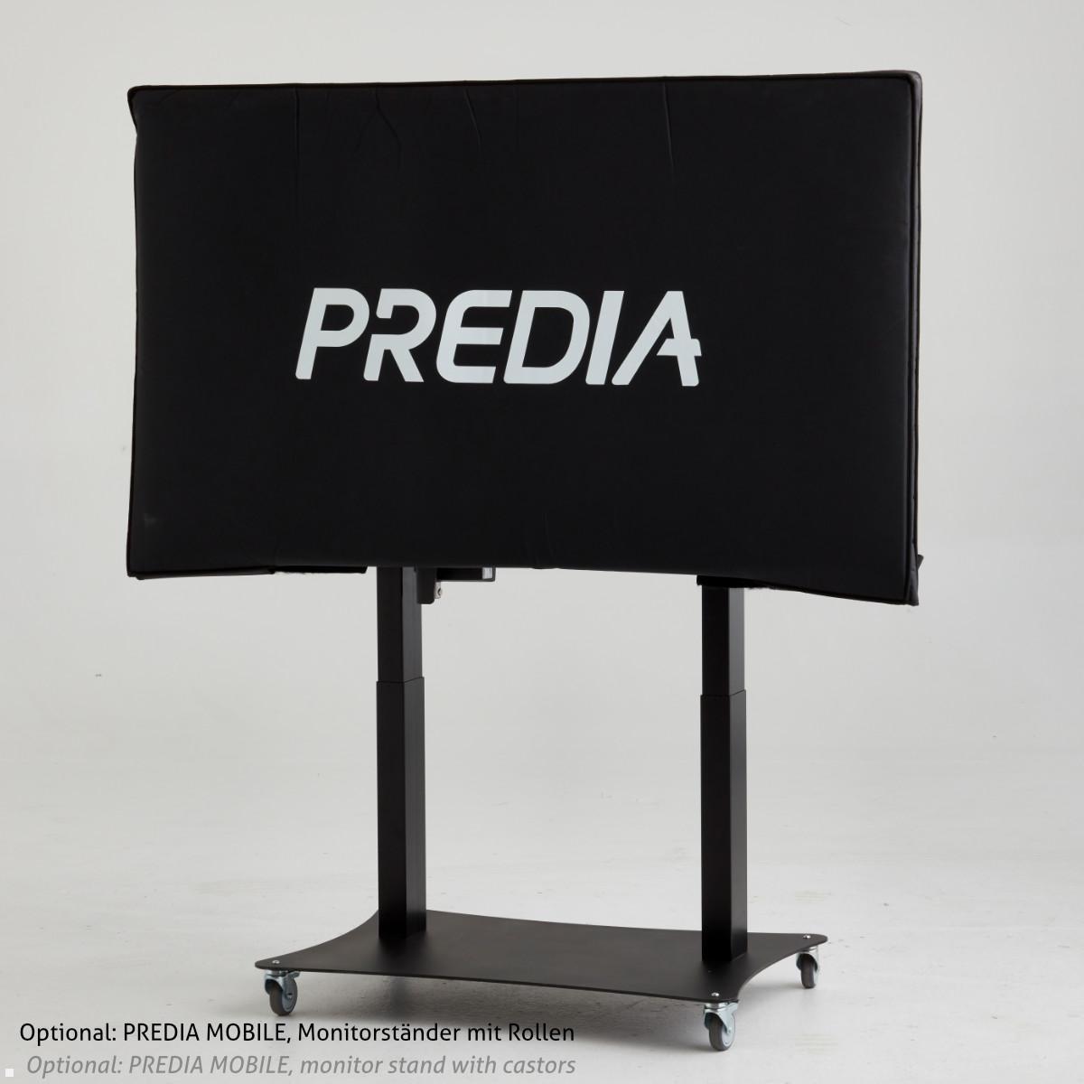 Touchscreen / Whiteboard Predia Flow 4k, Predia Monitorständer höhenverstellbar