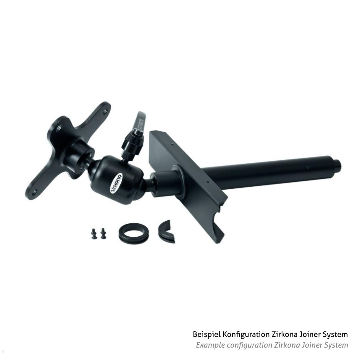 Zirkona Joiner Kugelgelenk Medium bis 2,8 kg, schwarz (7110-1235) Konfiguration Zirkona Joiner Kugelgelenk Medium bis 2,8 kg, schwarz (7110-1235) Konfiguration