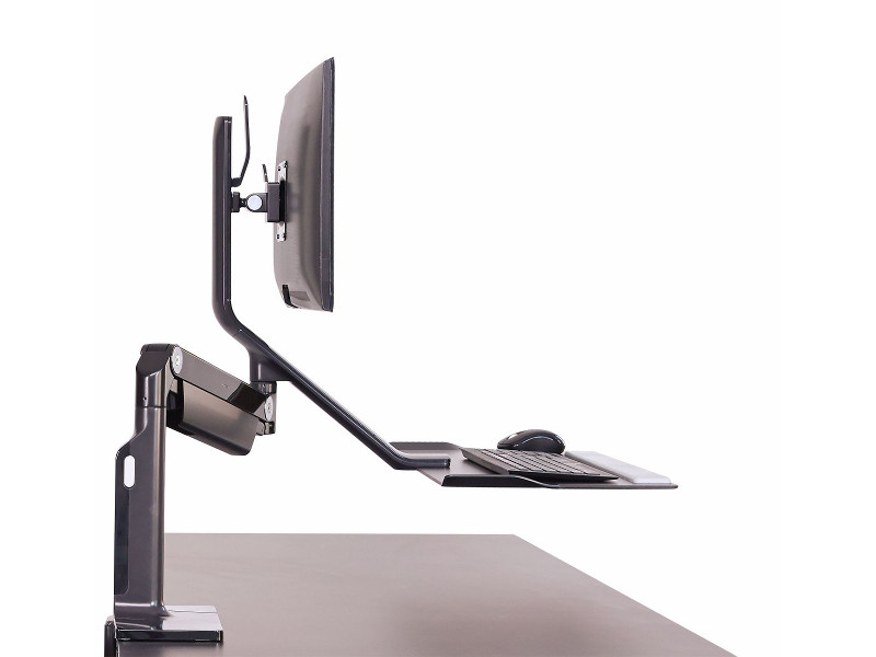 Humanscale QuickStand Lite QSLBHG Sitz-Steh-Halterung