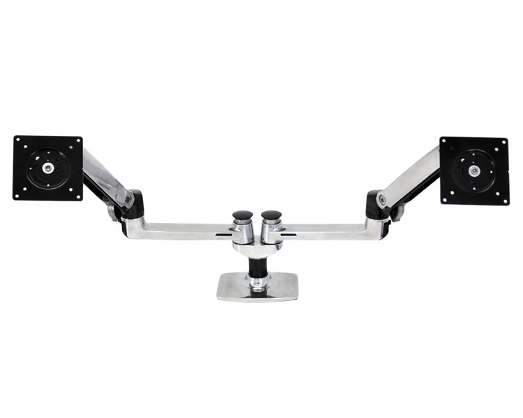 Ergotron LX Dual Tischhalterung für 2 Monitore nebeneinander (45-245-026) Schwenkarme Ergotron LX Dual Tischhalterung für 2 Monitore nebeneinander (45-245-026) Schwenkarme