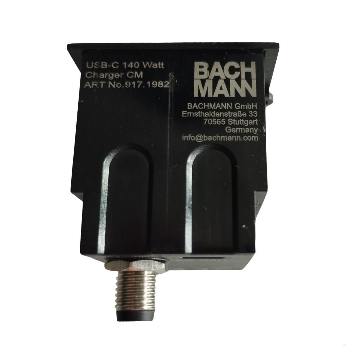 Bachmann Custom Modul USB C/C/C Charger mit Netzteil 180W (BM0021867), Seitenansicht