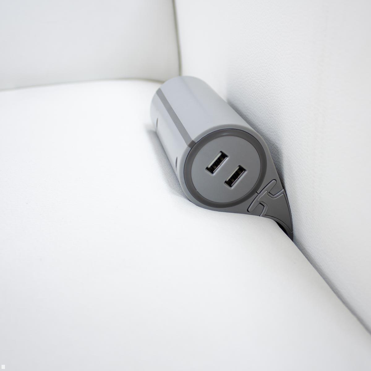 Sofasteckdose mit 2x USB Anschluss