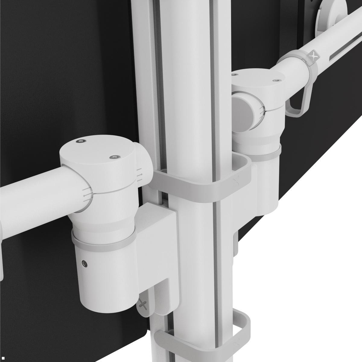 Dataflex Viewgo modular Monitorhalterung für 2 Monitore bis 32 Zoll, Befestigung Säule