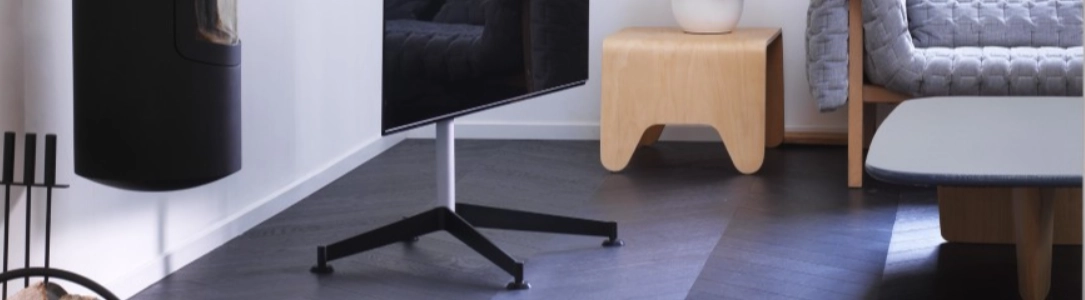 Höhenverstellbare Bodenständer für 37-49 Zoll Monitore, Monitorhalter Höhenverstellbare Bodenständer für 37-49 Zoll Monitore, Monitorhalter