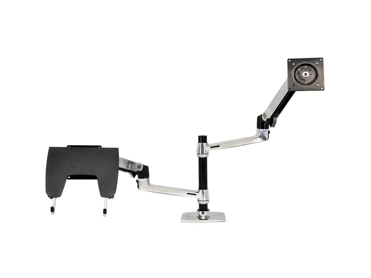 Ergotron LX Dual Tischhalterung 2 Monitore mit Notebookablage (45-248-026) Ergotron LX Dual Tischhalterung 2 Monitore mit Notebookablage (45-248-026)