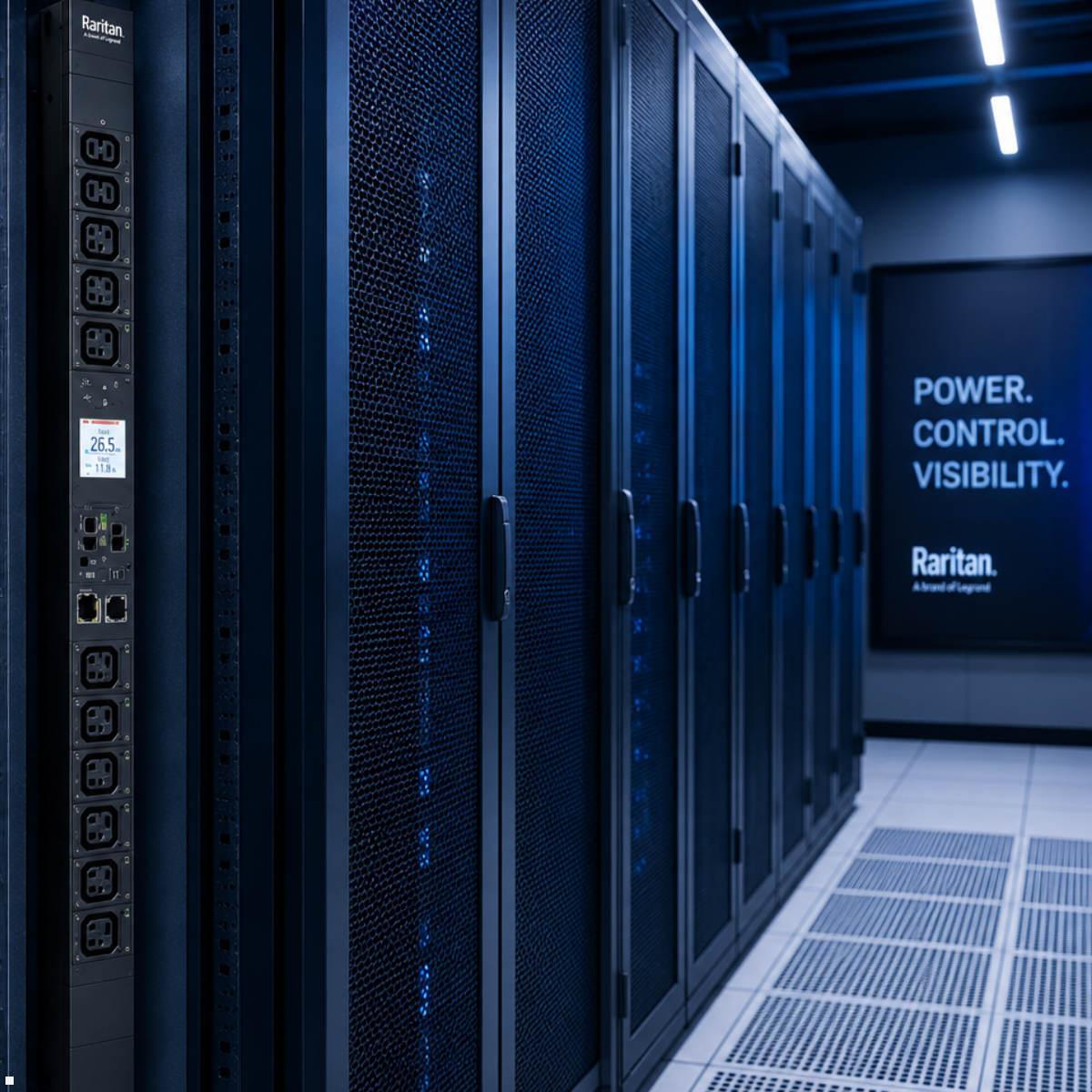 Legrand Raritan iX Rack-PDU 0U mit 18xC13 / 18xCx, 1-phasig 230V 32A, Outlet Metered (PX4-4057-E7), PDU-Linking Kaskadierung