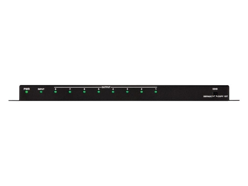Crestron 1x8 4K HDMII Signalverteiler Rückseite