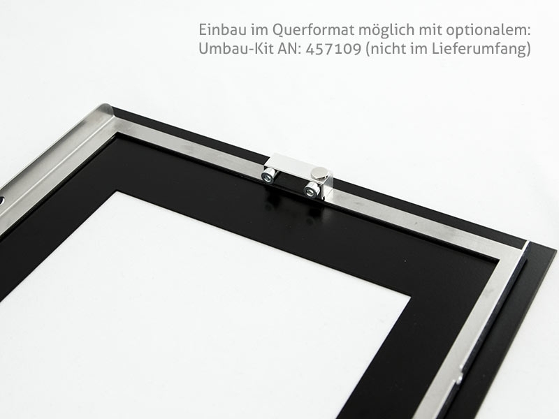 TabLines TWE067E Tablet Wandeinbau für Samsung Tab A 10.5, Edelstahl optionales Zubehör TabLines TWE067E Tablet Wandeinbau für Samsung Tab A 10.5, Edelstahl optionales Zubehör