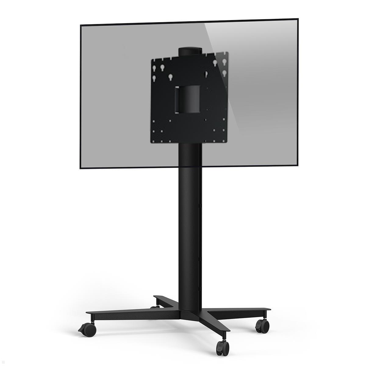 SMS Icon FH MT 2000 C Mobiler Monitorständer mit VESA Adapter bis 400x400 mm, schwarz integrierte 3er Steckdosenleiste SMS Icon FH MT 2000 C Mobiler Monitorständer mit VESA Adapter bis 400x400 mm, schwarz integrierte 3er Steckdosenleiste