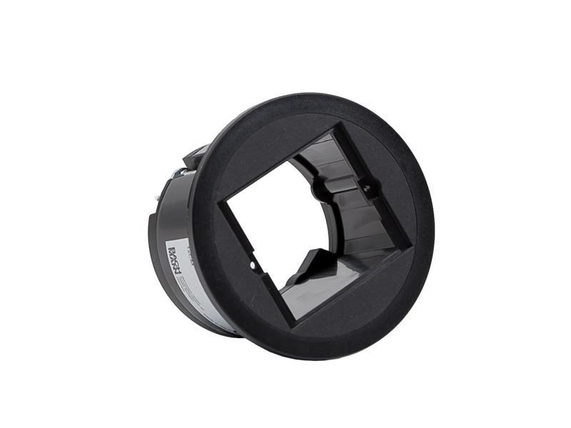 Bachmann PIX 926.010 Einbaudose – individuell bestückbar, schwarz , für Tisch, Wand & Möbel