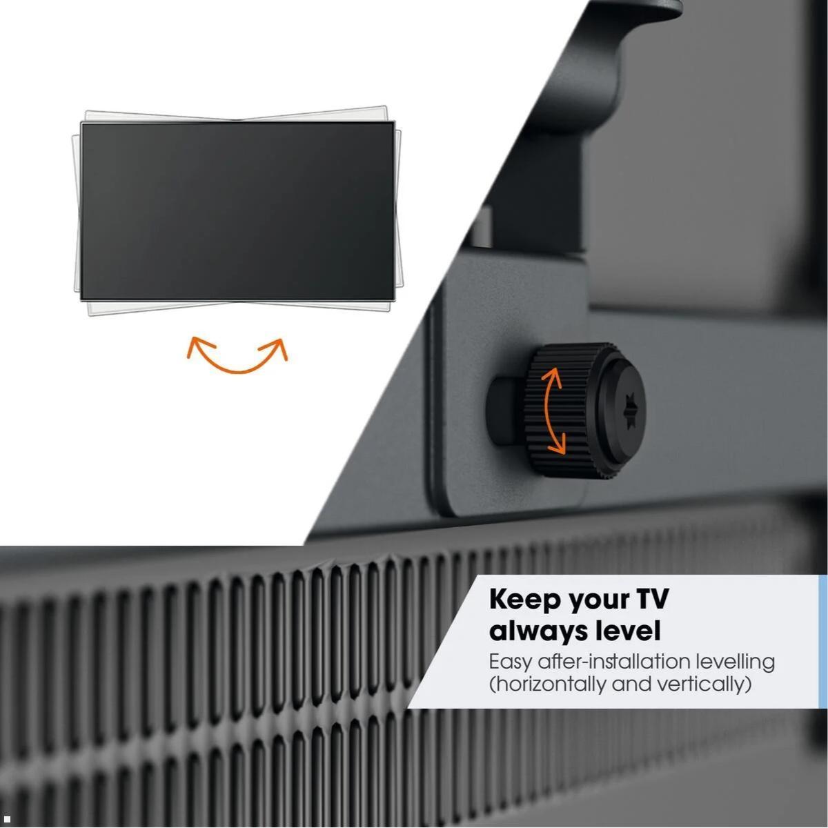 Vogels COMFORT TVM 3625 schwenkbare TV Wandhalterung 40-77 Zoll, schwarz, Feinjustierung Vogels COMFORT TVM 3625 schwenkbare TV Wandhalterung 40-77 Zoll, schwarz, Feinjustierung