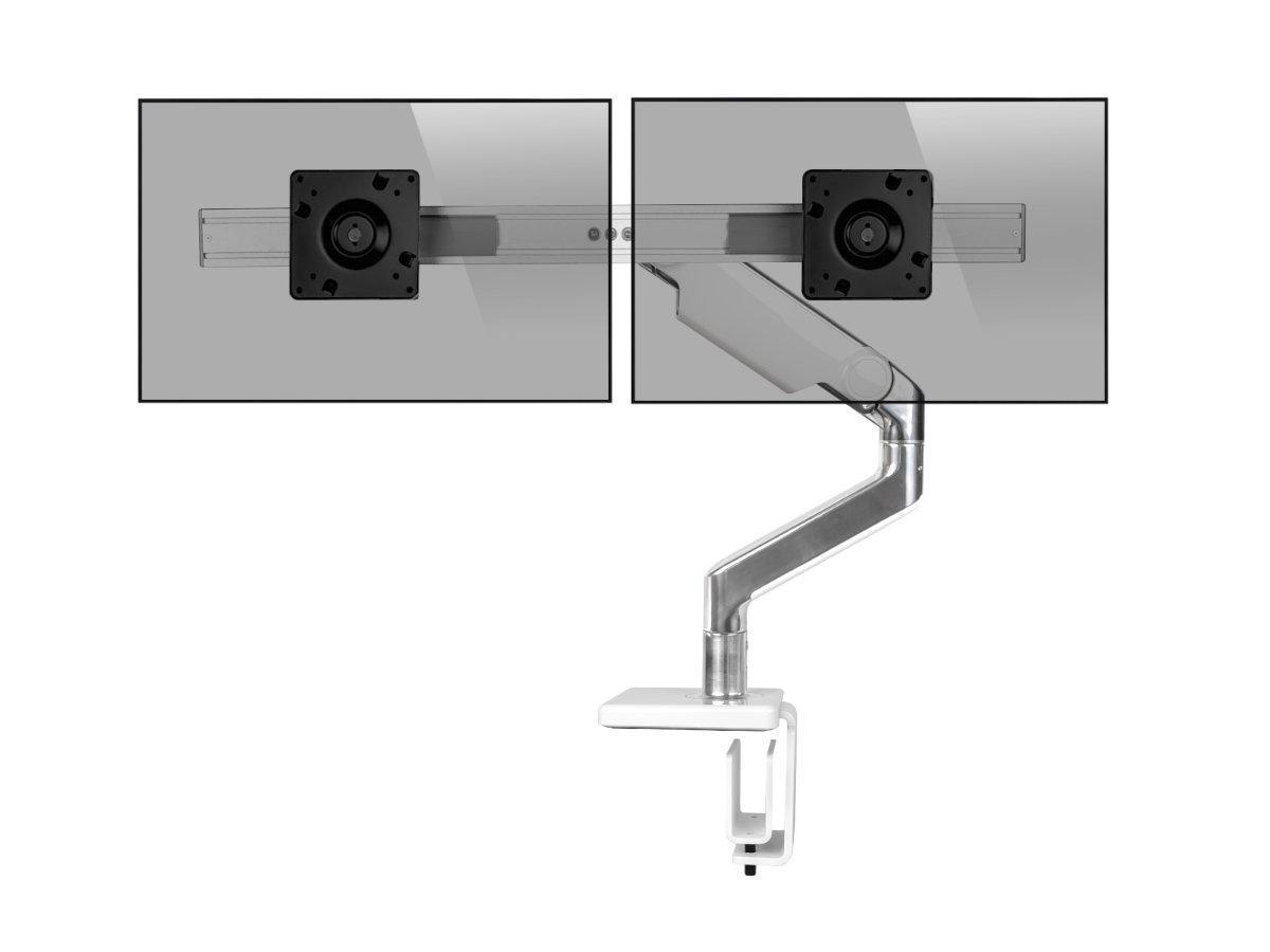 Humanscale M8.1 Monitorhalterung für 2 Monitore für USM Tisch weiß (M81UWB2W) Humanscale M8.1 Monitorhalterung für 2 Monitore für USM Tisch weiß (M81UWB2W)