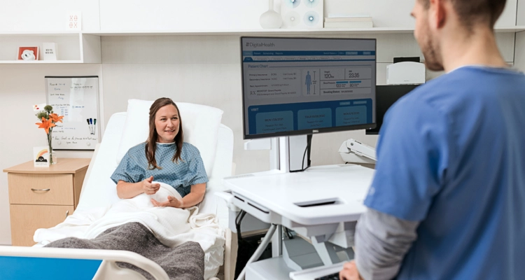 Krankenhaus, Klinik, Arztpraxen - Visitewagen, Halterungen