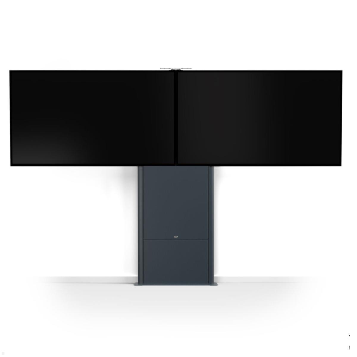 SMS Presence Boden-Wandhalterung für 2 Monitore nebeneinander, max. 120 kg (K05-150-2) Anwendungsbeispiel SMS Presence Boden-Wandhalterung für 2 Monitore nebeneinander, max. 120 kg (K05-150-2) Anwendungsbeispiel