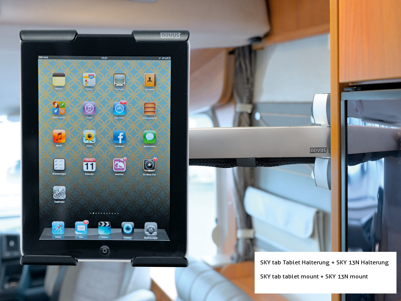 Novus SKY tab universal Tablet Halterung 01608T10099 + SKY 13N Novus SKY tab universal Tablet Halterung 01608T10099 + SKY 13N