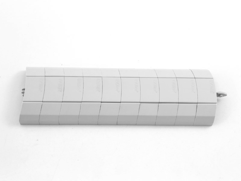 EVOline WireLane Untertischkanal 3-fach Set verkettbar grau EVOline WireLane Untertischkanal 3-fach Set verkettbar grau